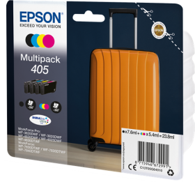 EPSON ORIGINAL - Epson 405 Multipack de 4 cartouches d'encre de marque Epson série Valise